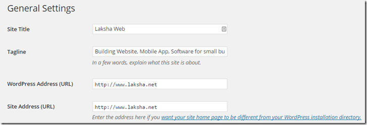How to Fix the Site Address (URL) Setting in WordPress